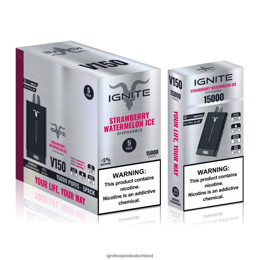 IGNITE V150 Vape Pen 5er-Pack Beerenexplosion Z6R8010 Ignite Vape Flavours