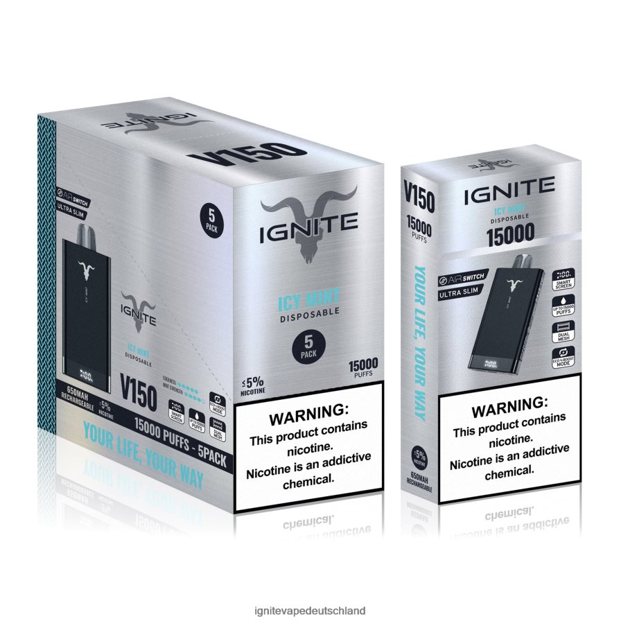 IGNITE V150 Vape Pen 5er-Pack Beerenexplosion Z6R8010 Ignite Vape Flavours