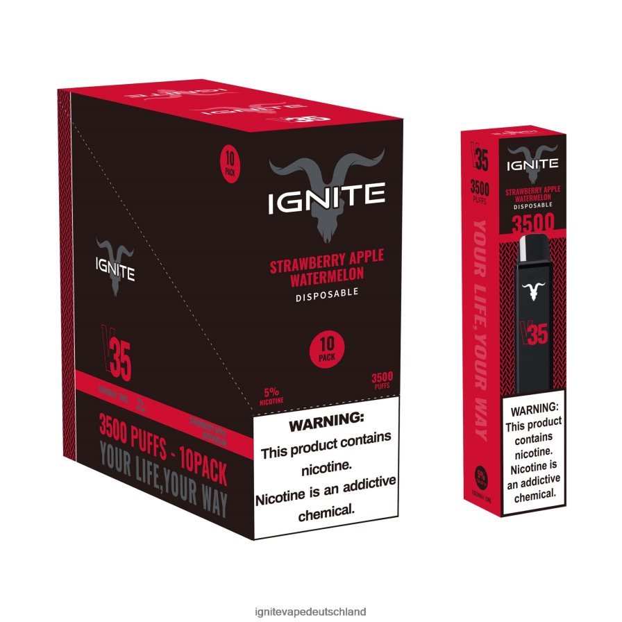 IGNITE V35 Vape Pen 10er-Pack Erdbeer-Kiwi Z6R80127 Ignite Vape Price