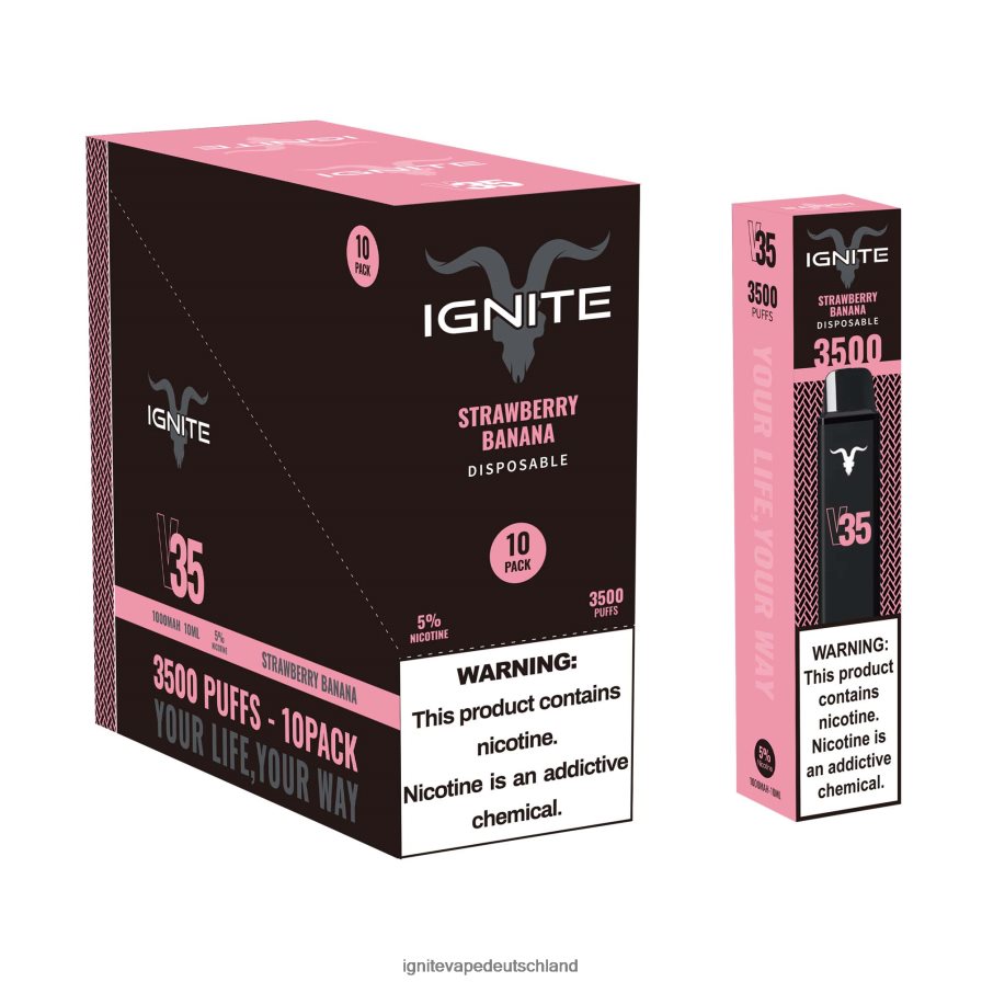 IGNITE V35 Vape Pen 10er-Pack Erdbeer-Kiwi Z6R80127 Ignite Vape Price