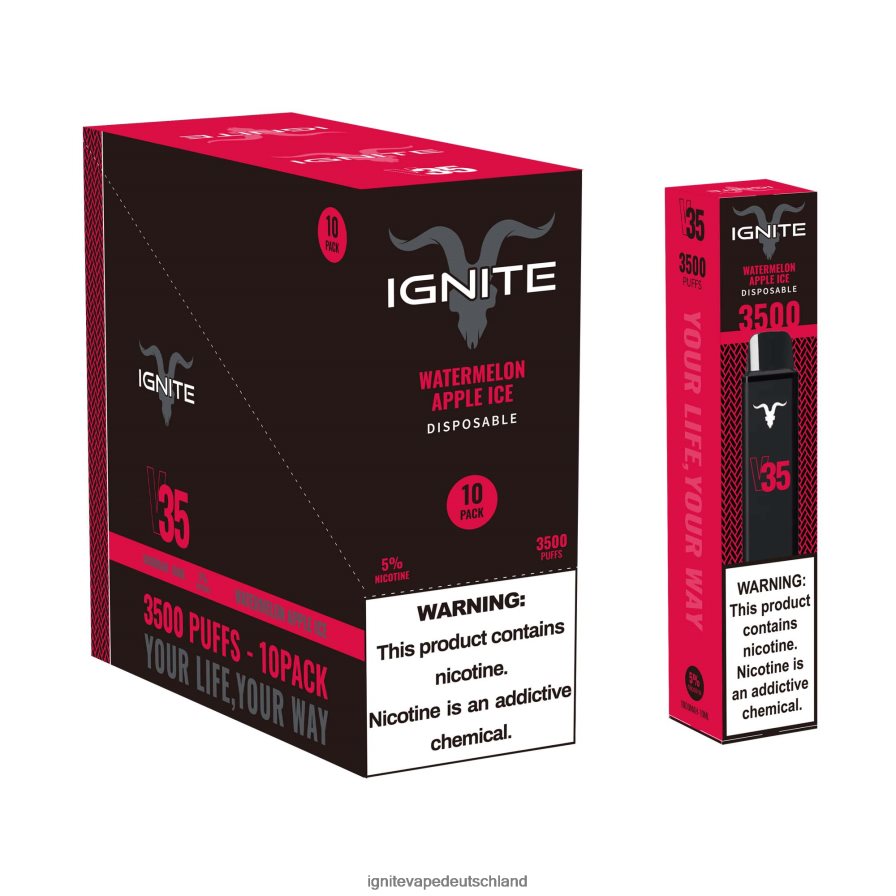 IGNITE V35 Vape Pen 10er-Pack Erdbeer-Kiwi Z6R80127 Ignite Vape Price