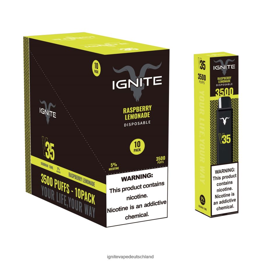 IGNITE V35 Vape Pen 10er-Pack Erdbeer-Kiwi Z6R80127 Ignite Vape Price