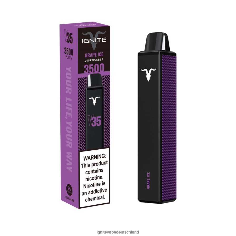 IGNITE V35 Vape-Stift Traubeneis Z6R80133 Ignite Vape München