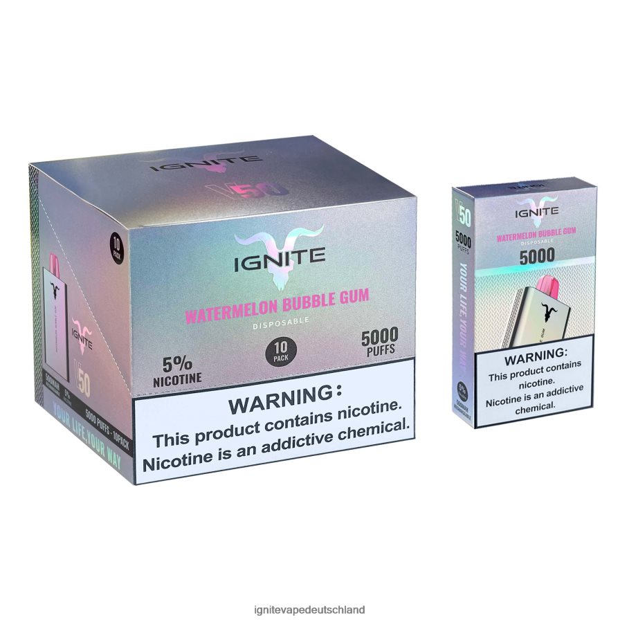 IGNITE V50 Vape Pen 10er-Pack eisige Minze Z6R80146 Ignite Vape Sales