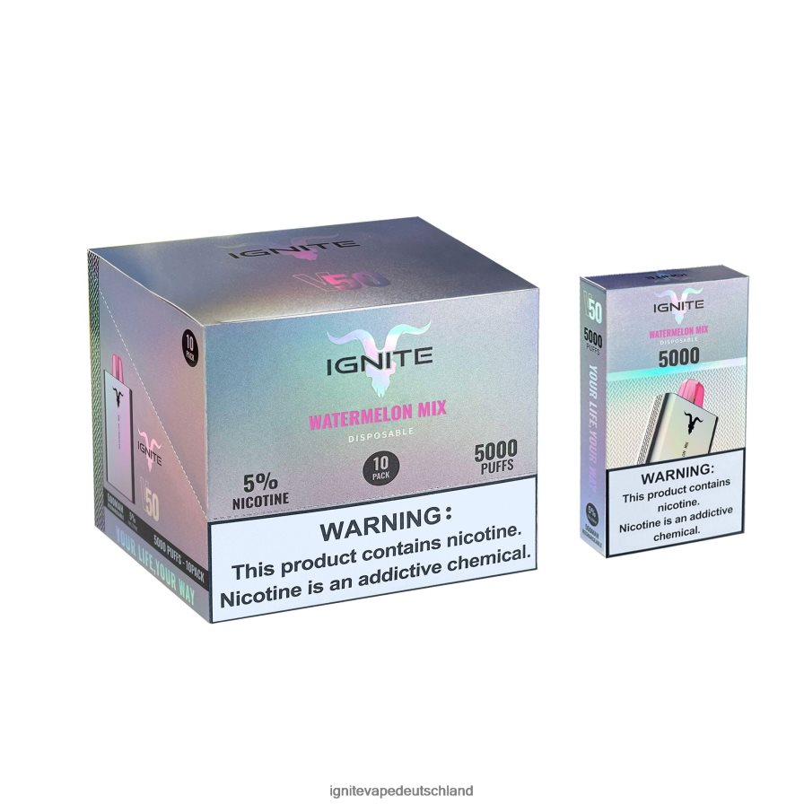 IGNITE V50 Vape Pen 10er-Pack eisige Minze Z6R80146 Ignite Vape Sales