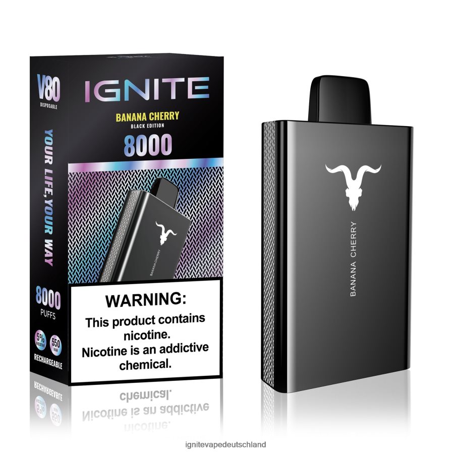IGNITE V80 Vape-Stift Menthol Z6R8048 Ignite Vape Puffs
