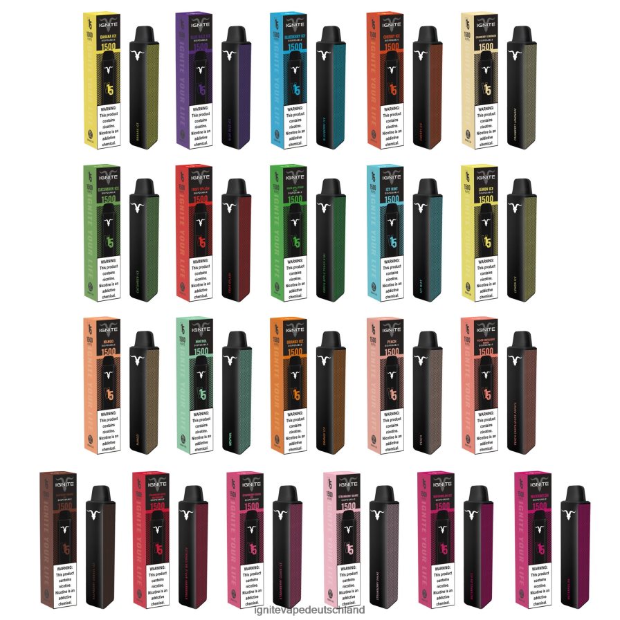 IGNITE V15 Vape-Stift blaues Razz-Eis Z6R80107 Ignite Vape Price