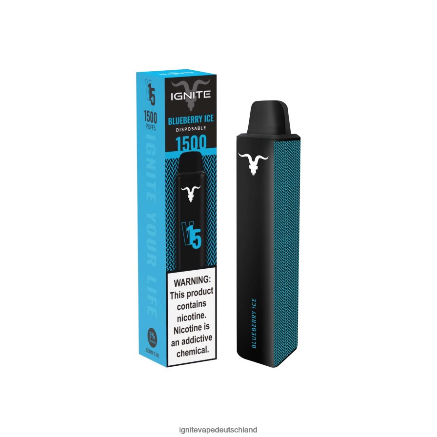 IGNITE V15 Vape-Stift blaues Razz-Eis Z6R80107 Ignite Vape Price